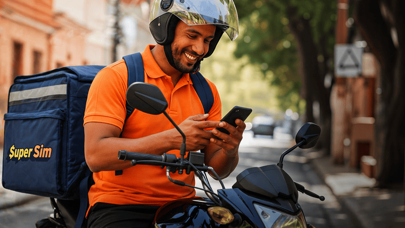 Trabalhador autônomo negativado solicitando empréstimo na hora via Pix no celular